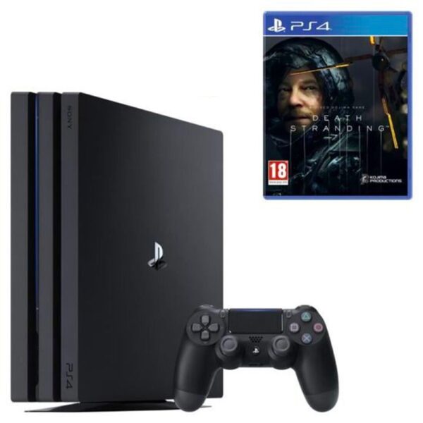 CONSOLE PS4 1To PRO G BLACK + JEU DEATH STANDING