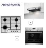 FOUR ARTHUR MARTIN HOTTE (AHT6125X) + TABLE DE CUISSON AHT6125X+AGS6424S+AZ