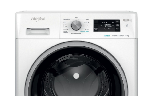 Machine à laver Whirlpool Blanc 8Kg Wb8248wbsvna